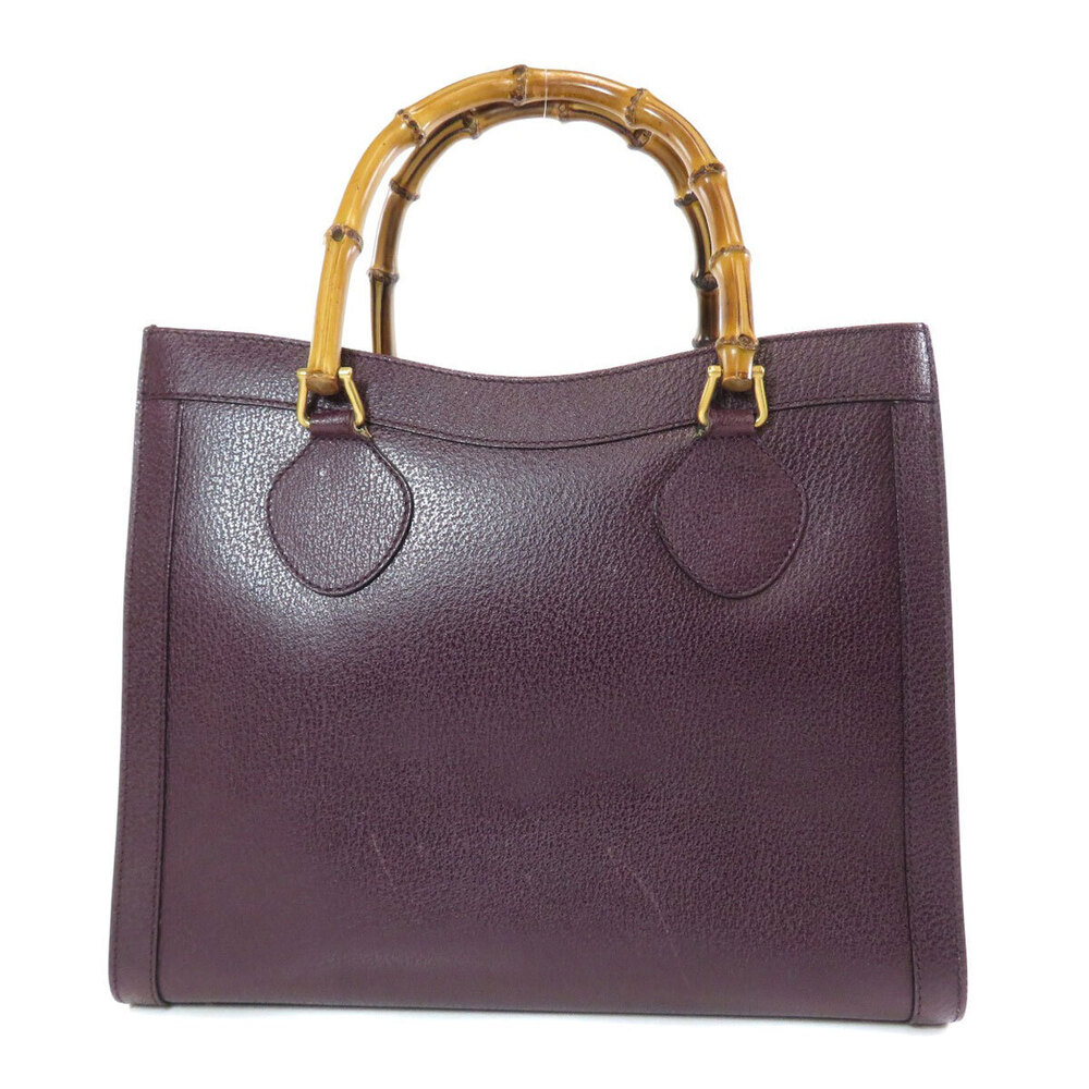 Gucci Leather Handbag Bamboo